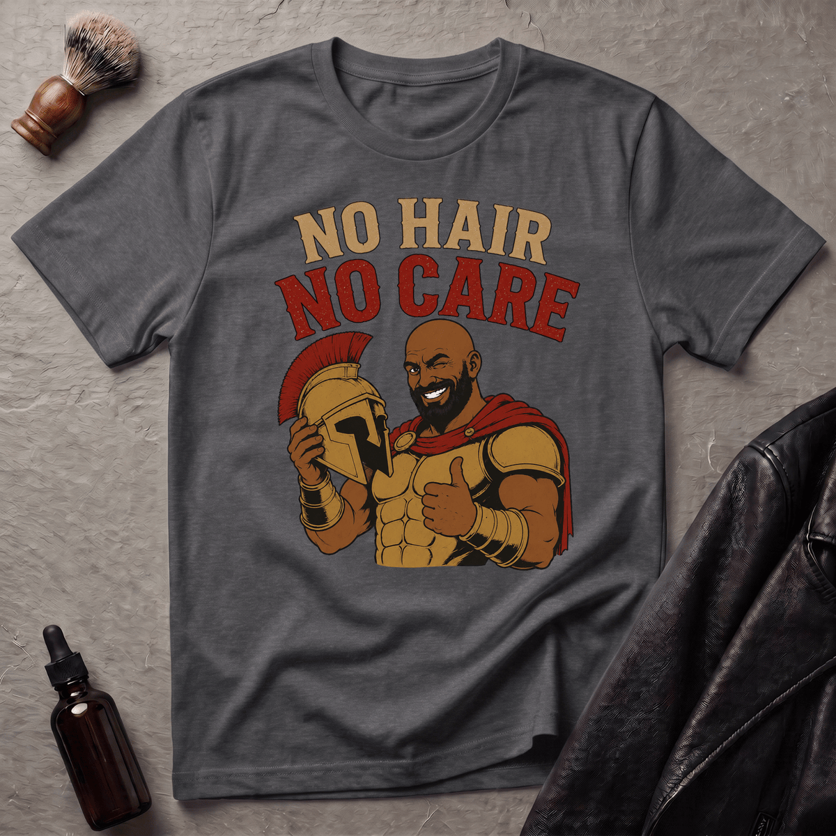 No Hair No Care Spartan T‑Shirt