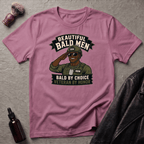 Bald By Choice Version #1 Military T‑Shirt