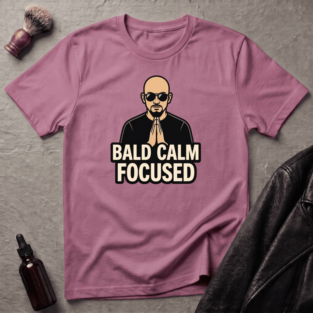 Bald Calm Focused Monk T‑Shirt
