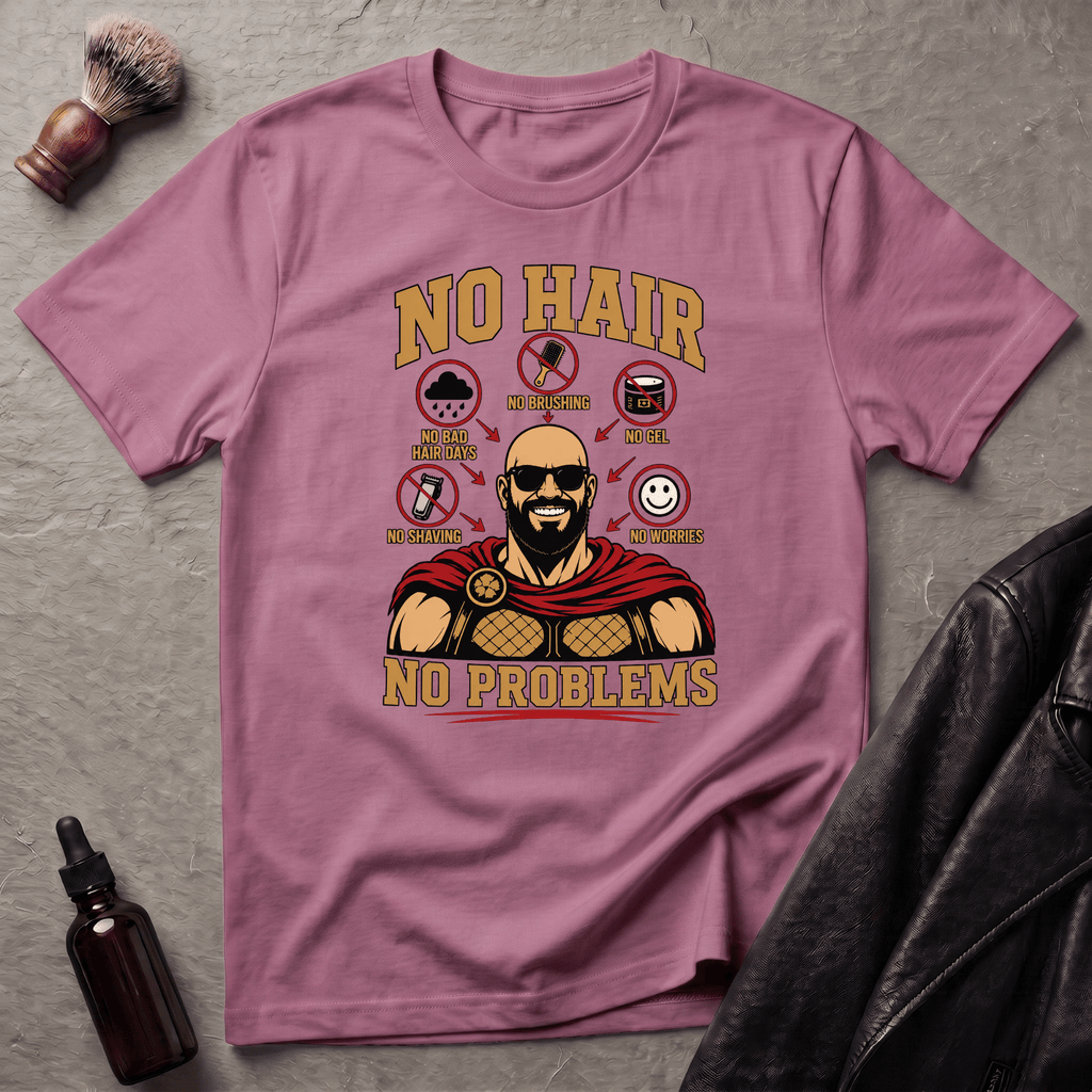 No Hair No Problems Spartan T‑Shirt