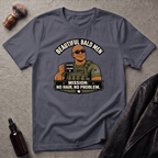 No Hair No Problem Version #1 T‑Shirt