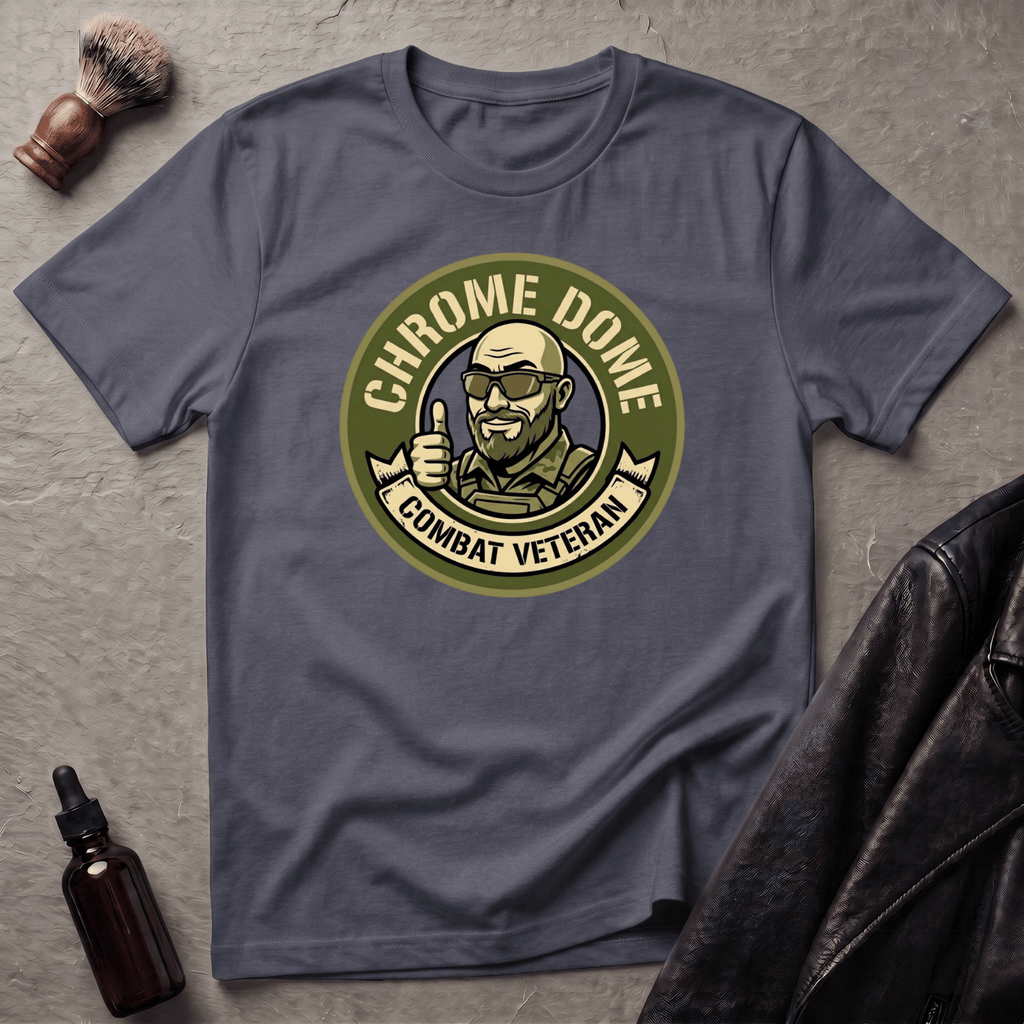Chrome Dome Military T‑Shirt