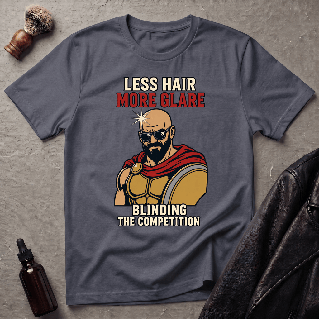 Less Hair More Glare T‑Shirt