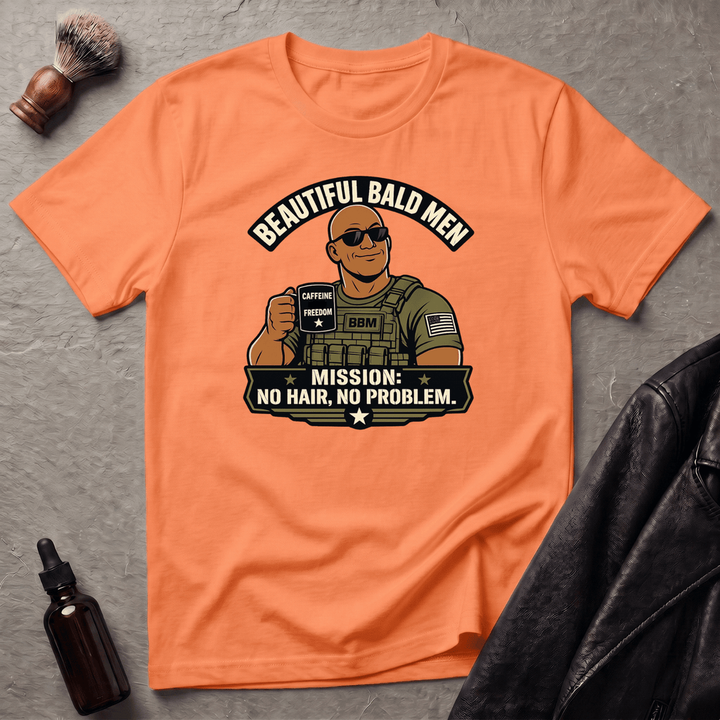 No Hair No Problem Version #1 T‑Shirt