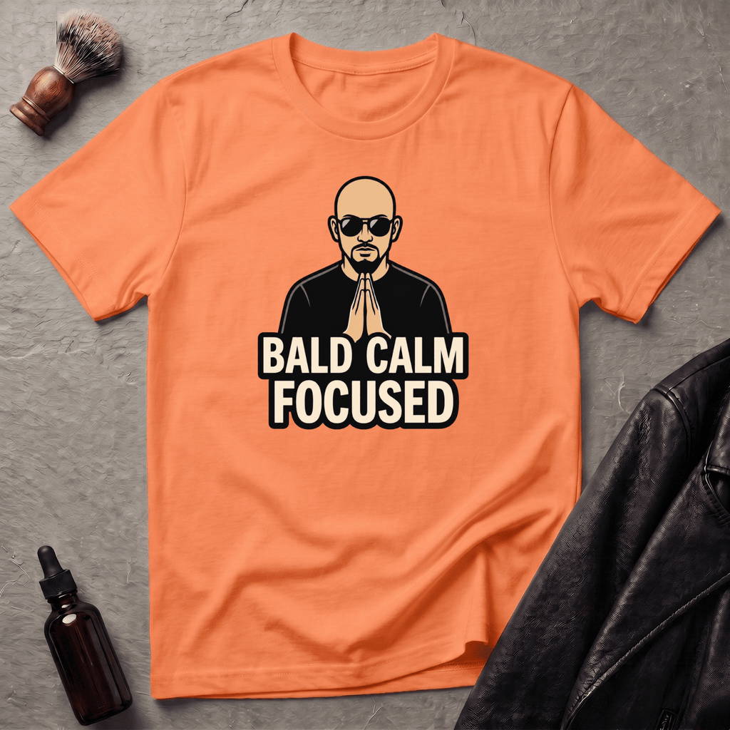 Bald Calm Focused Monk T‑Shirt