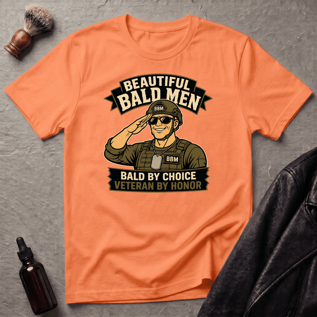 Bald By Choice Version #2 Military T‑Shirt