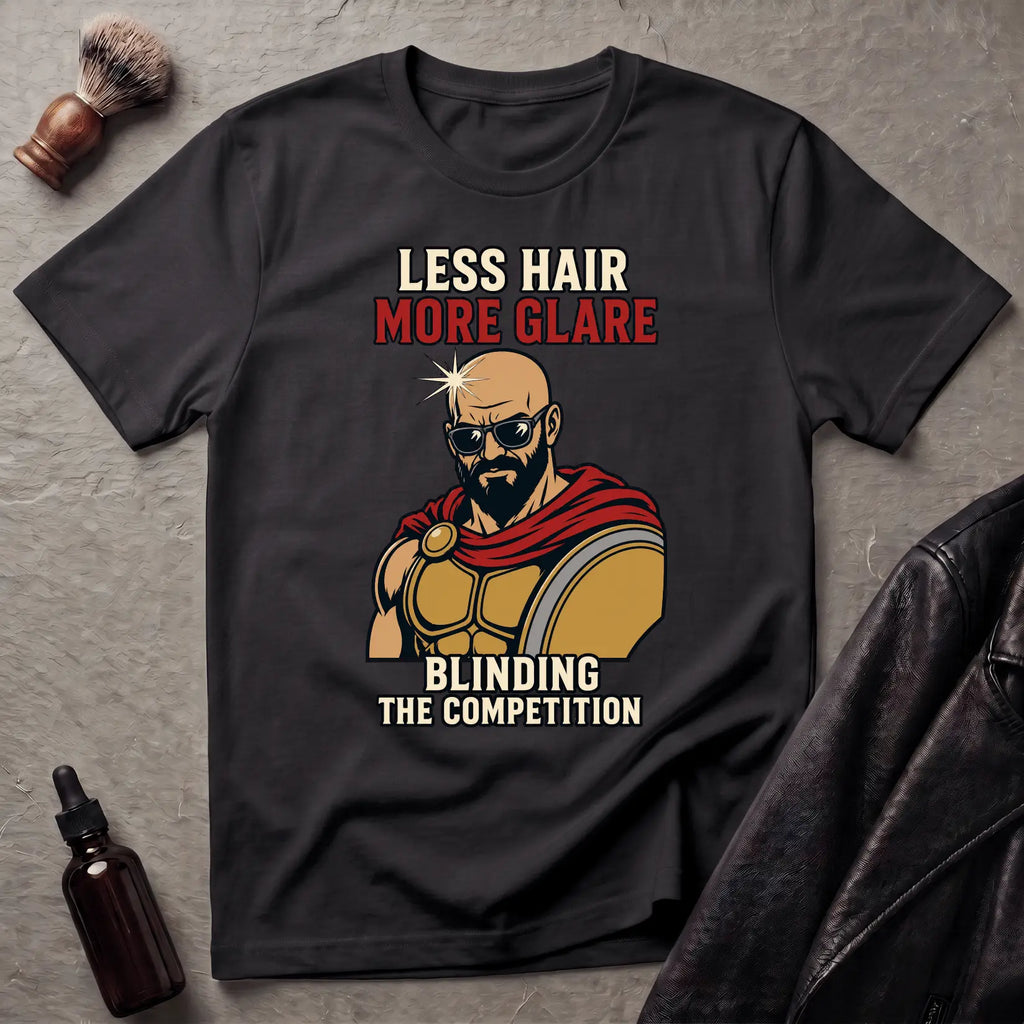 Less Hair More Glare T‑Shirt
