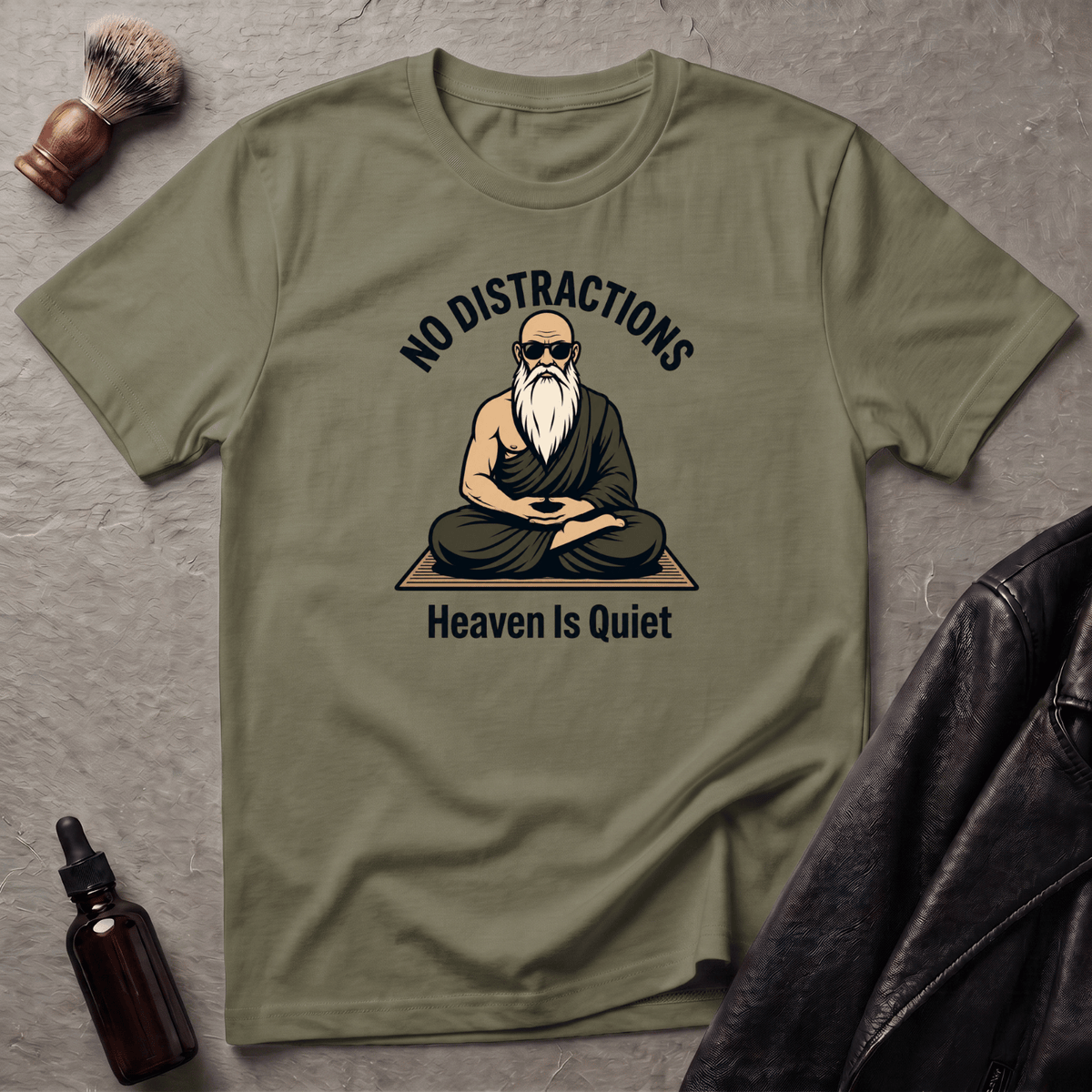 No Distractions Monk T‑Shirt