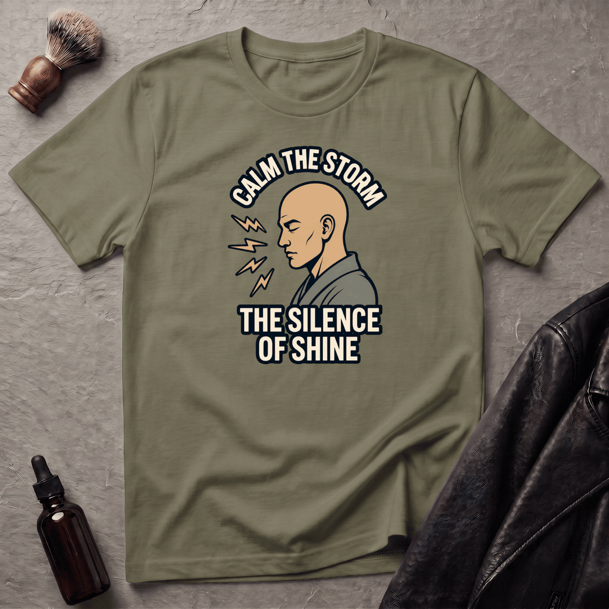 Calm The Storm Monk T‑Shirt