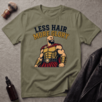 Less Hair More Glory Spartan T‑Shirt