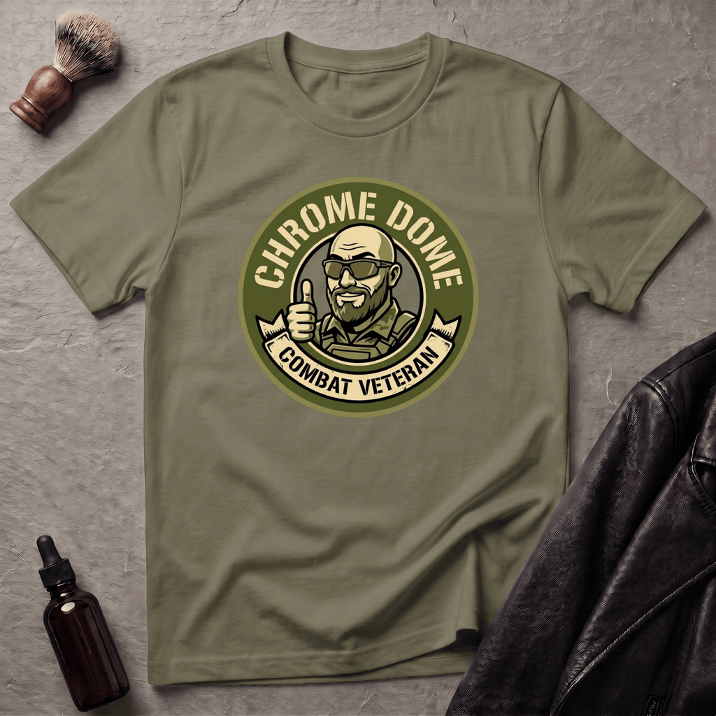 Chrome Dome Military T‑Shirt