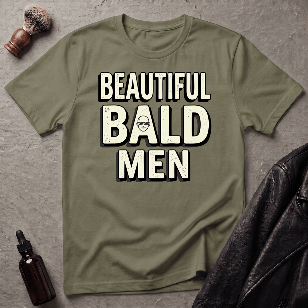Beautiful Bald Men Logo T‑Shirt