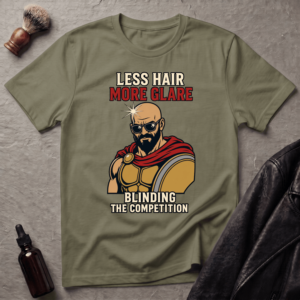 Less Hair More Glare T‑Shirt