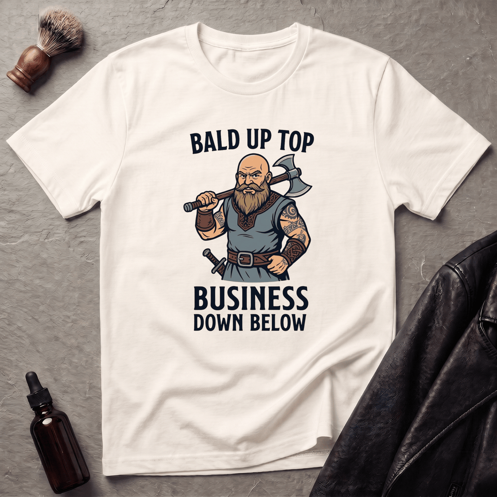 Bald Up Top Viking T‑Shirt