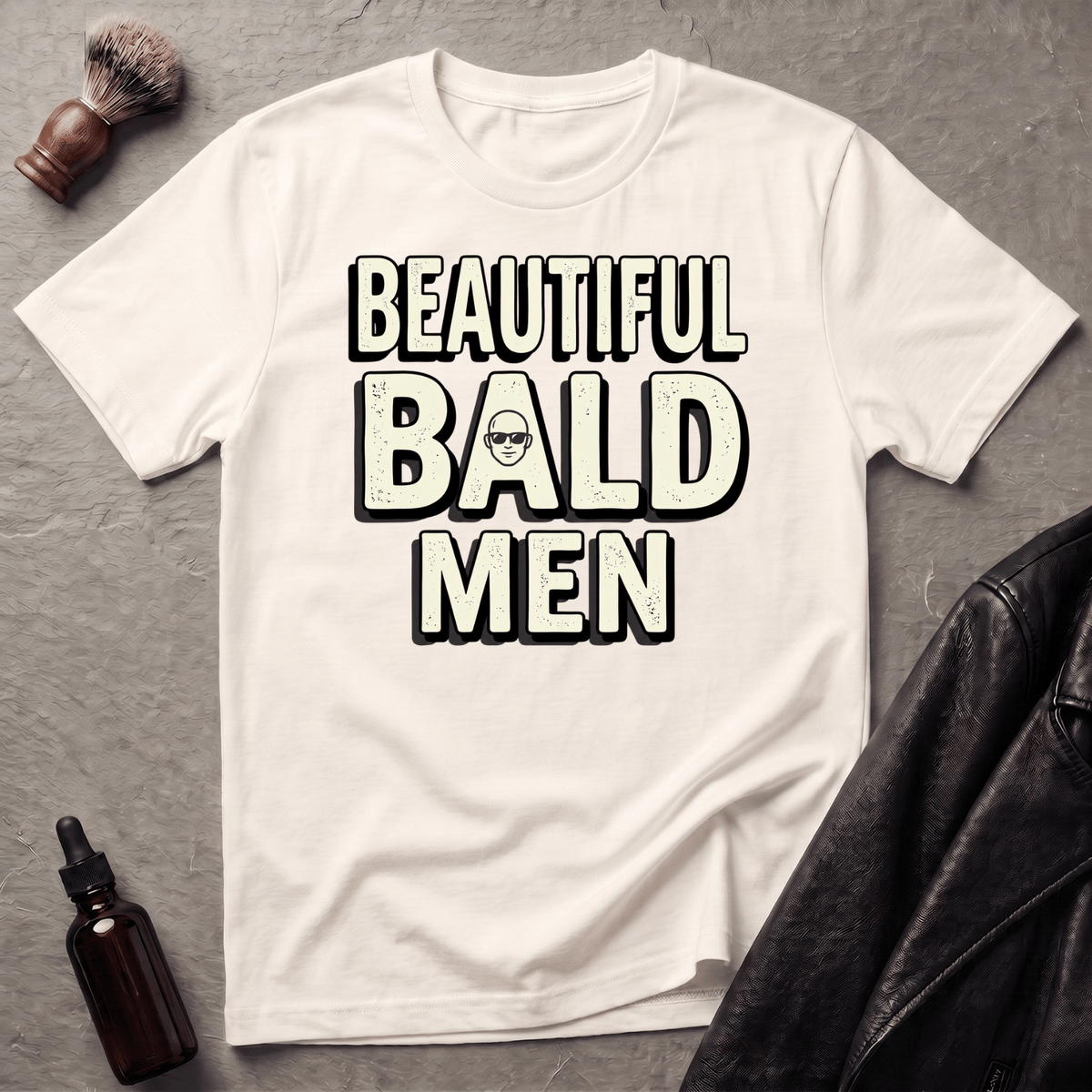 Beautiful Bald Men Logo T‑Shirt