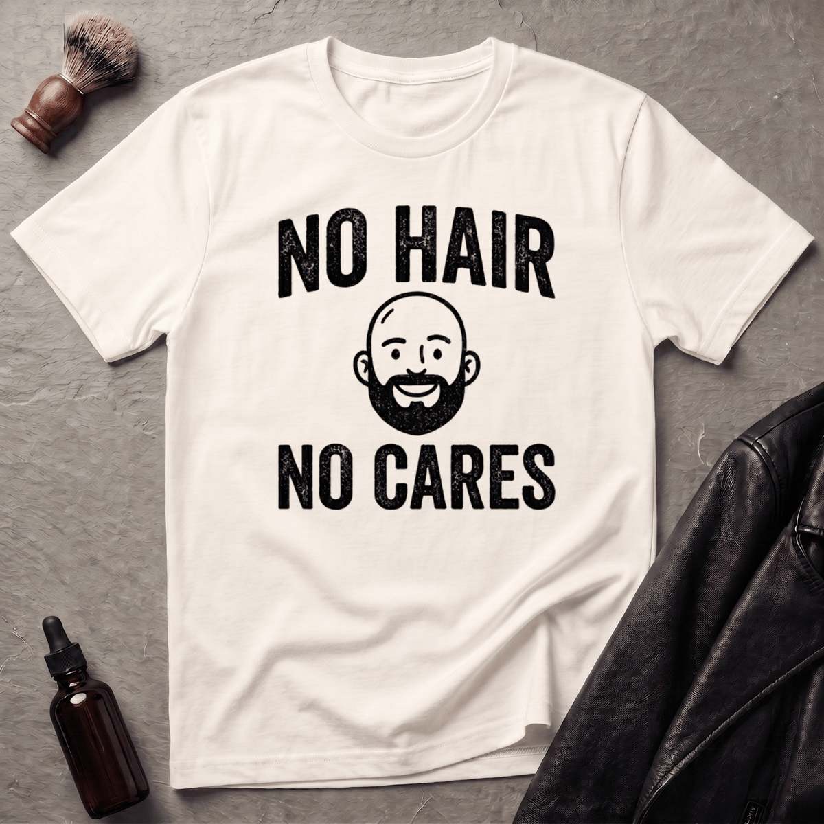 No Hair No Cares T‑Shirt