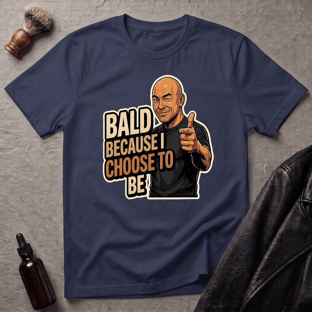 Bald Because I Chose To Be T‑Shirt