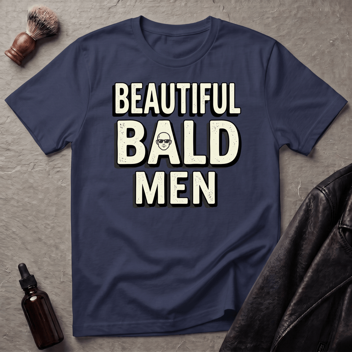 Beautiful Bald Men Logo T‑Shirt