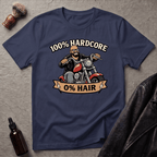 100 Percent Hardcore 0 Percent Hair Biker T‑Shirt