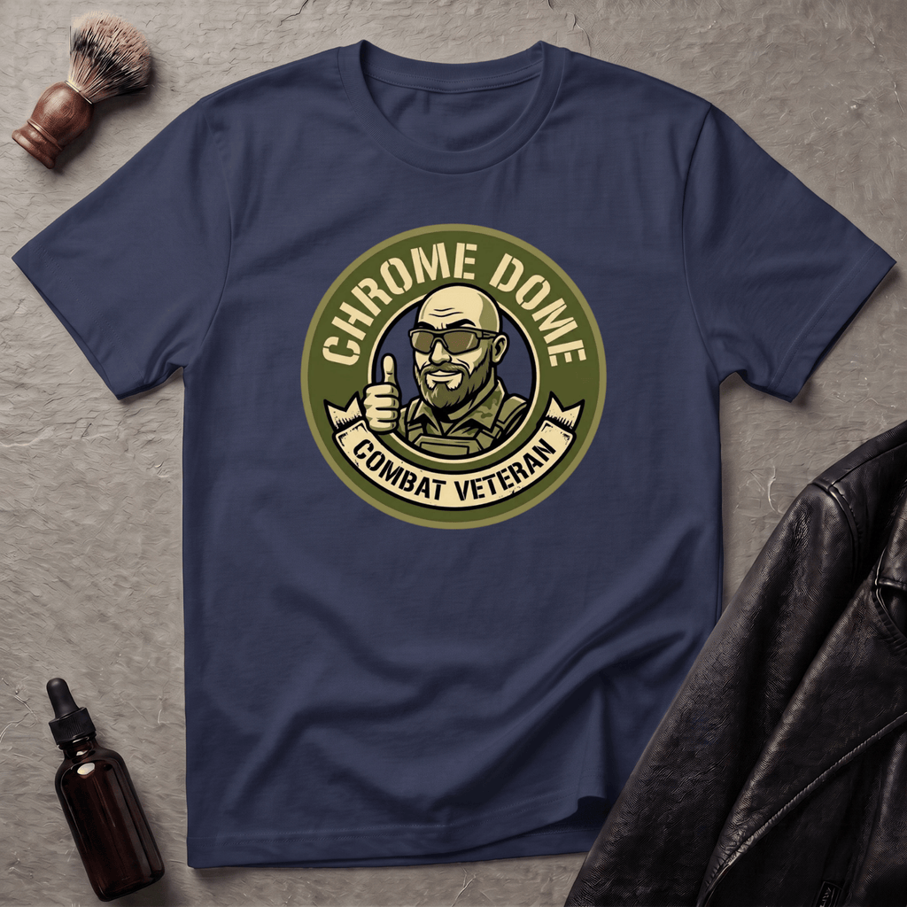 Chrome Dome Military T‑Shirt