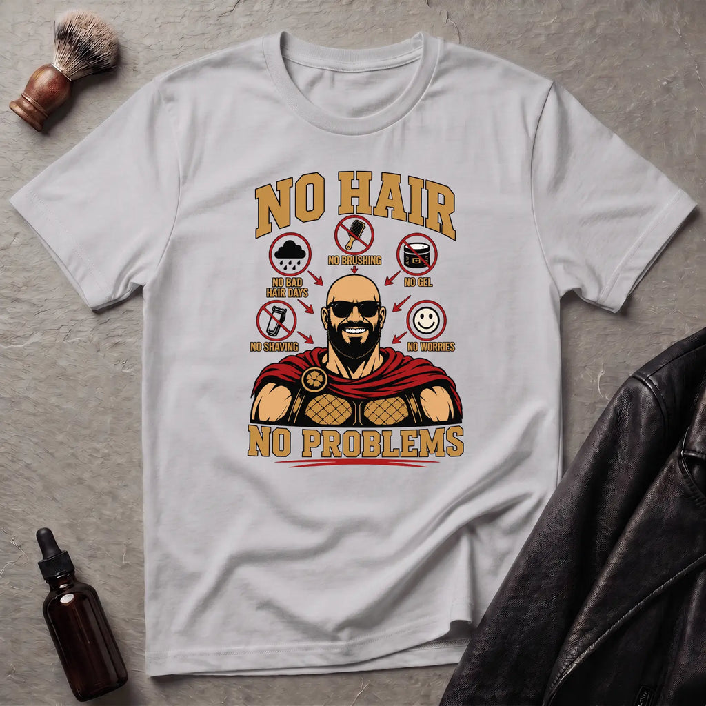No Hair No Problems Spartan T‑Shirt