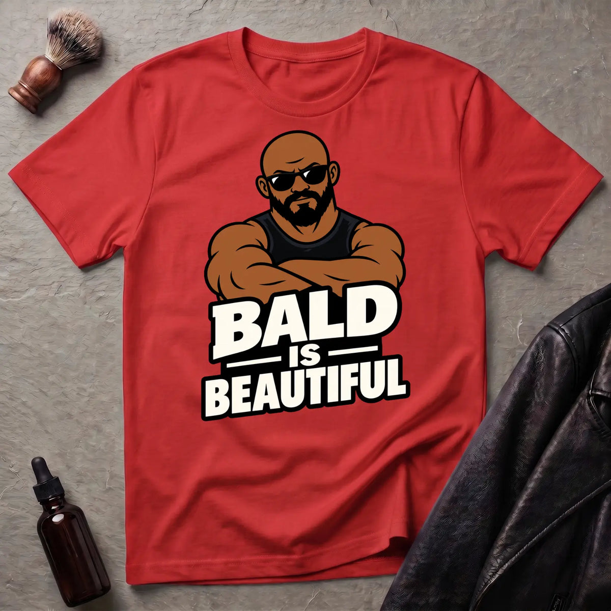 Bald Is Beautiful #1 Bold Statement T-Shirt