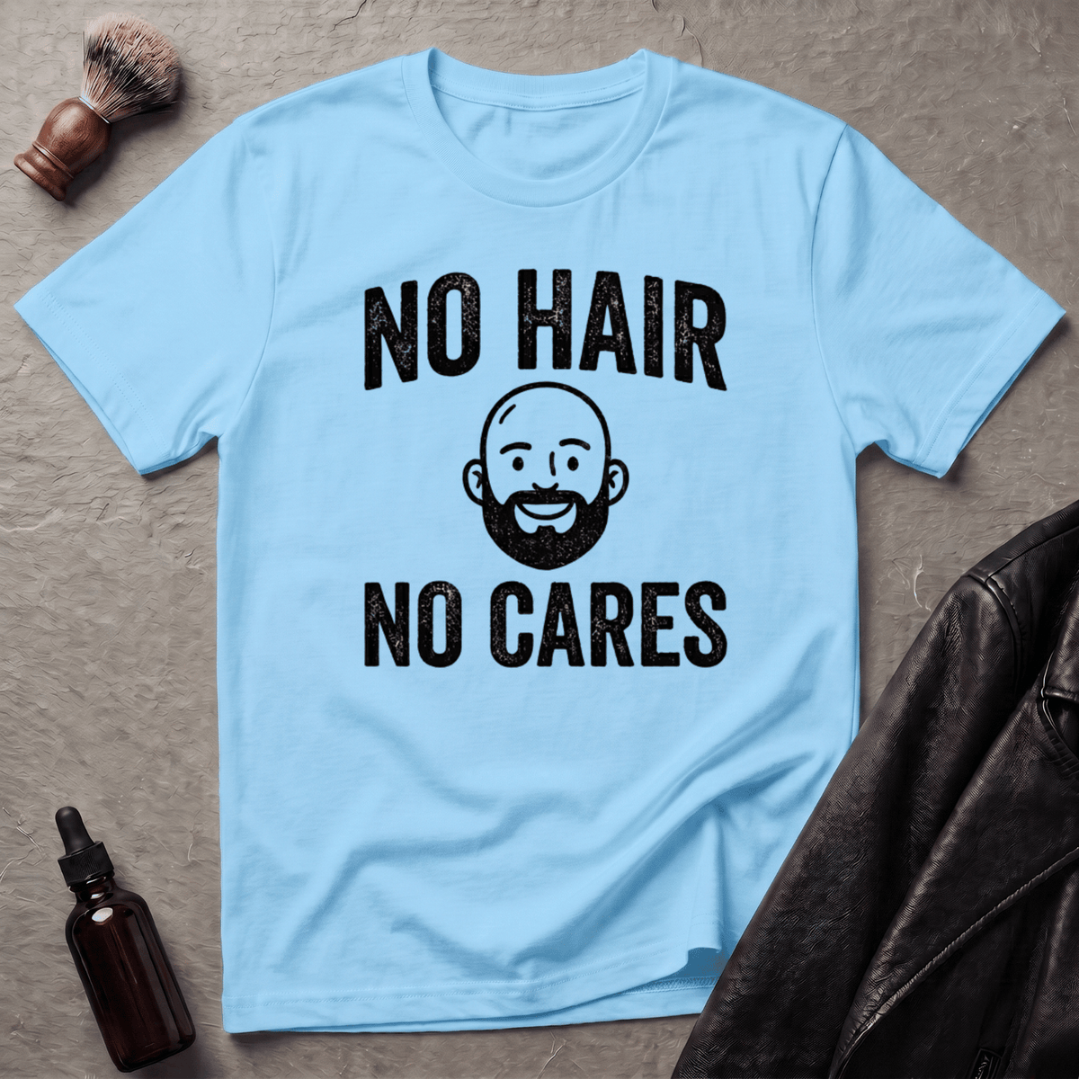 No Hair No Cares T‑Shirt