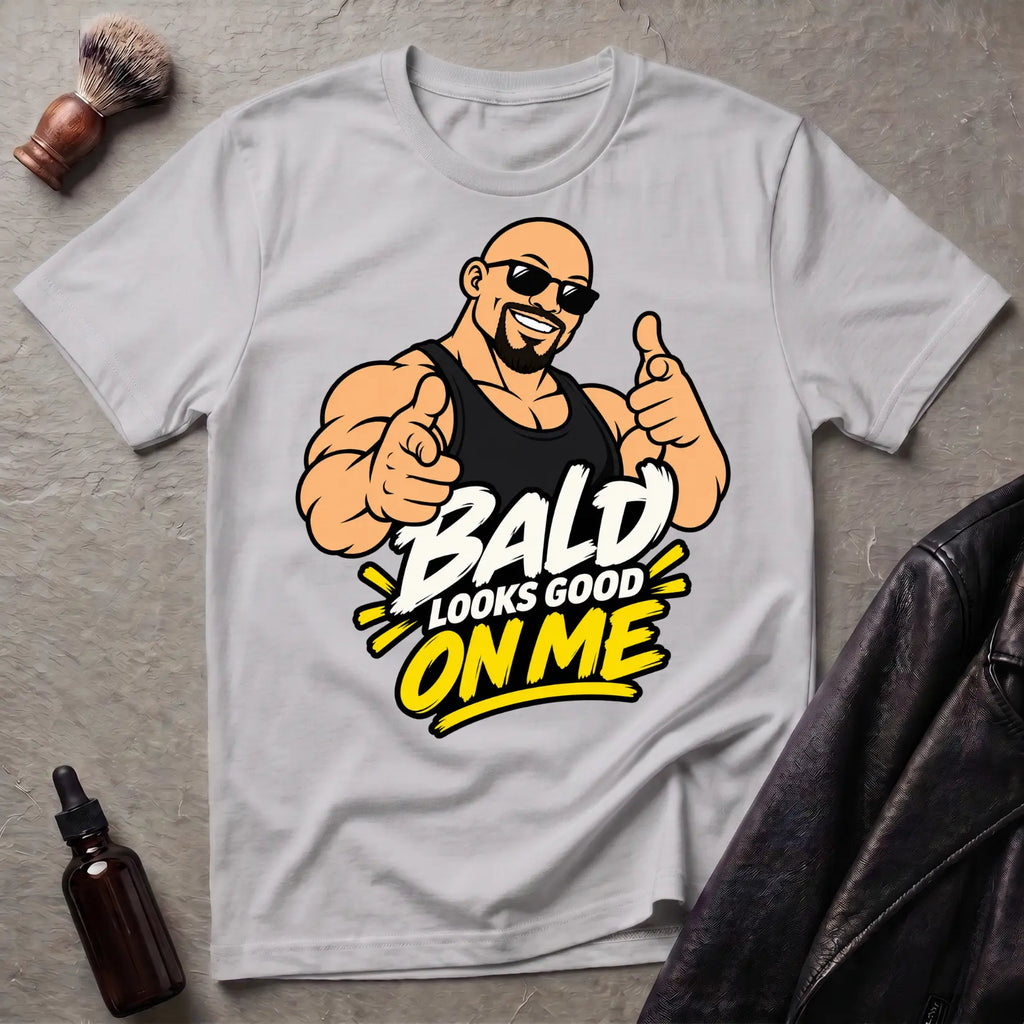 Bald Looks Good On Me #2 Bold Statement T-Shirt