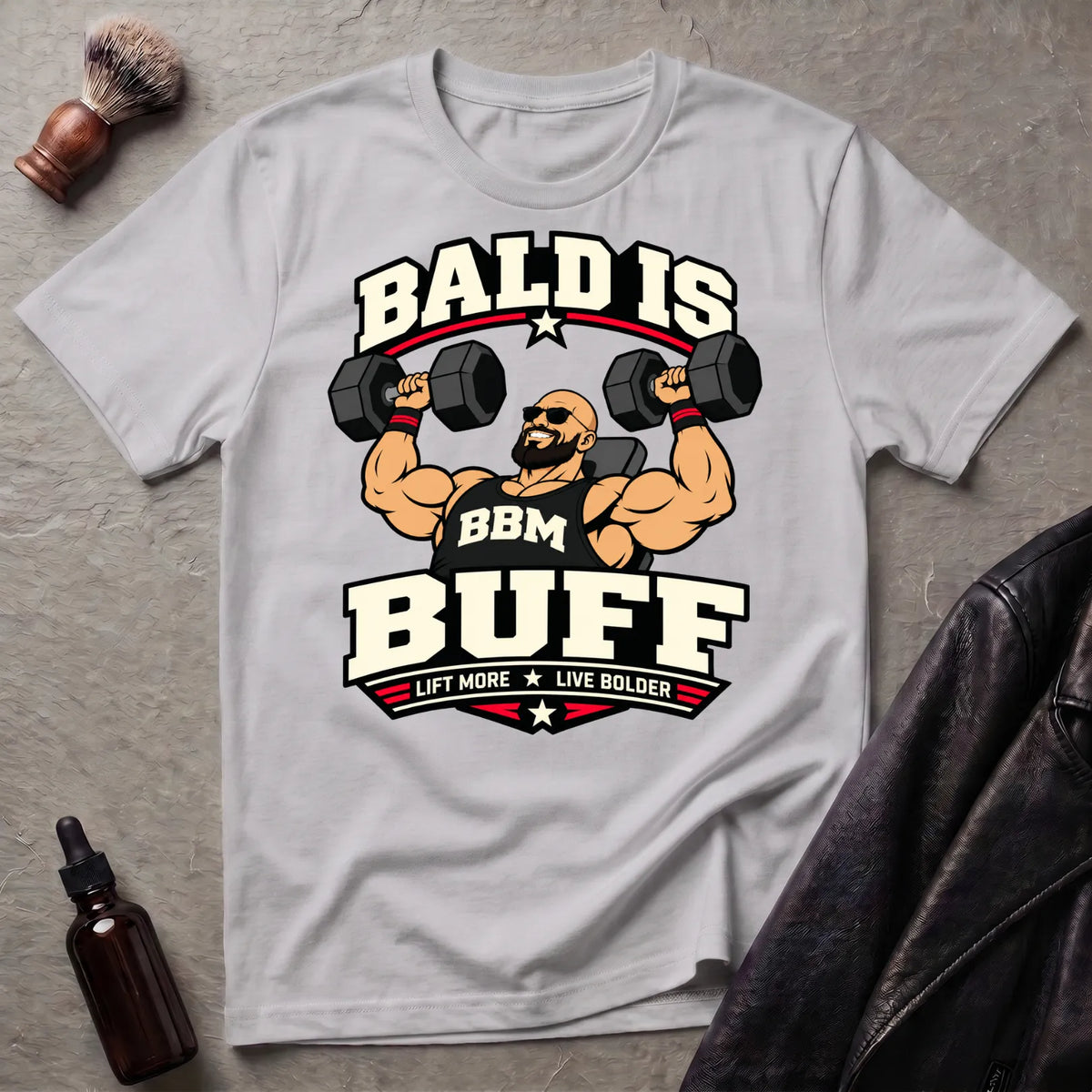 Bald Is Buff Version #1 T‑Shirt