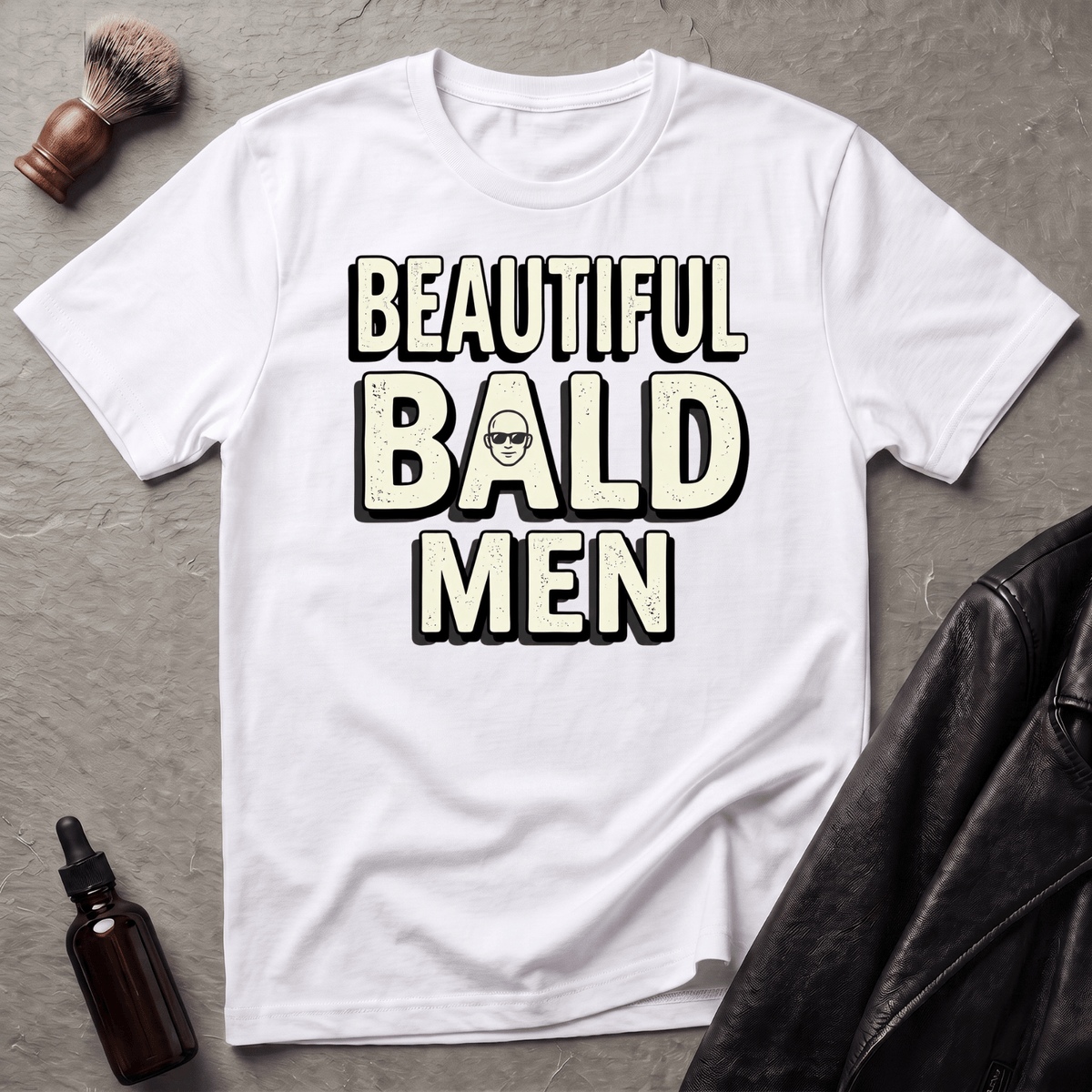 Beautiful Bald Men Logo T‑Shirt
