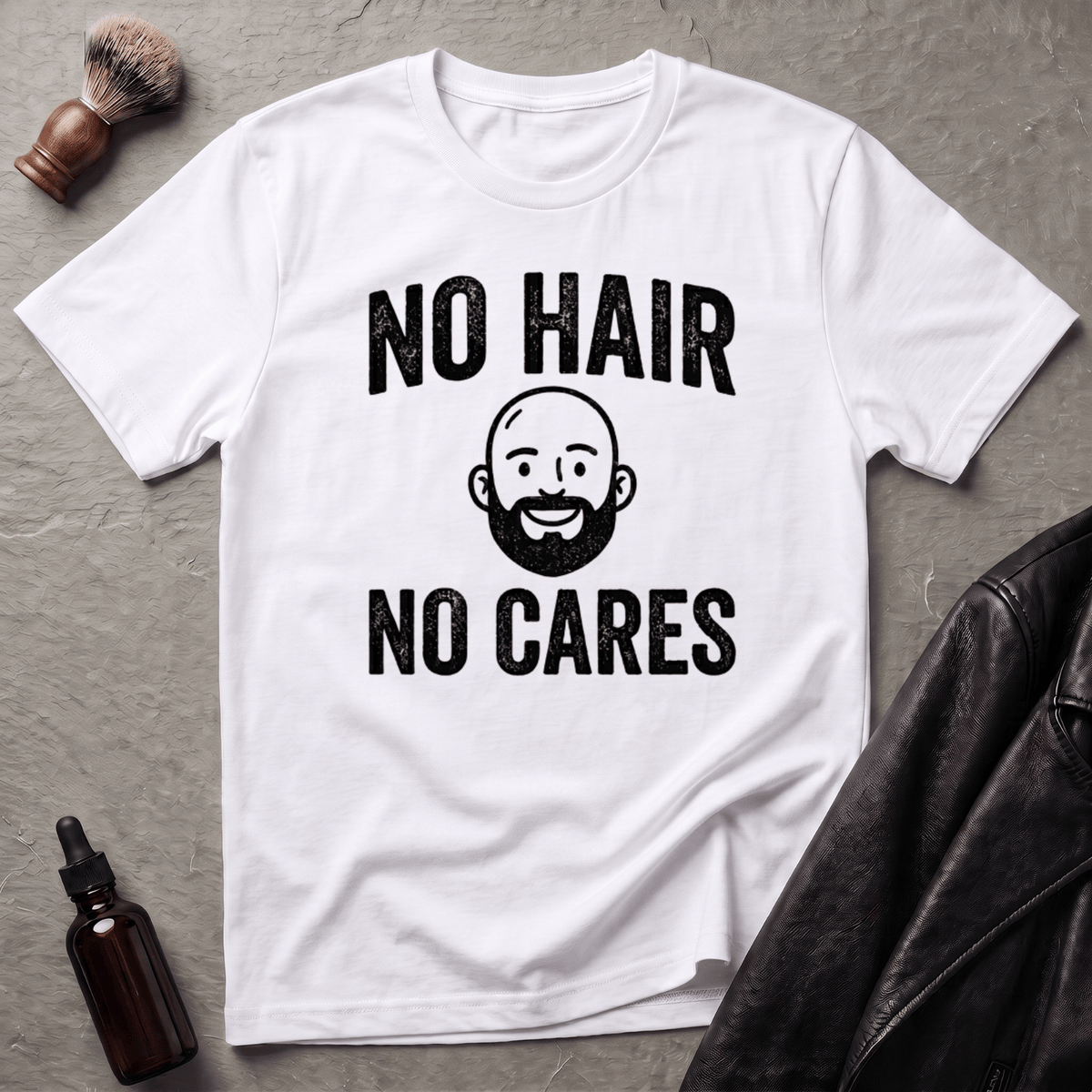 No Hair No Cares T‑Shirt