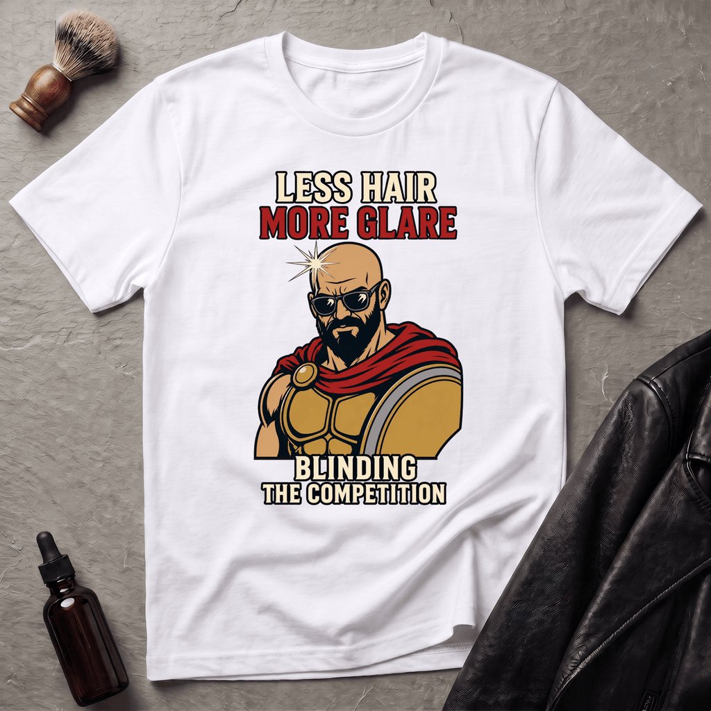 Less Hair More Glare T‑Shirt