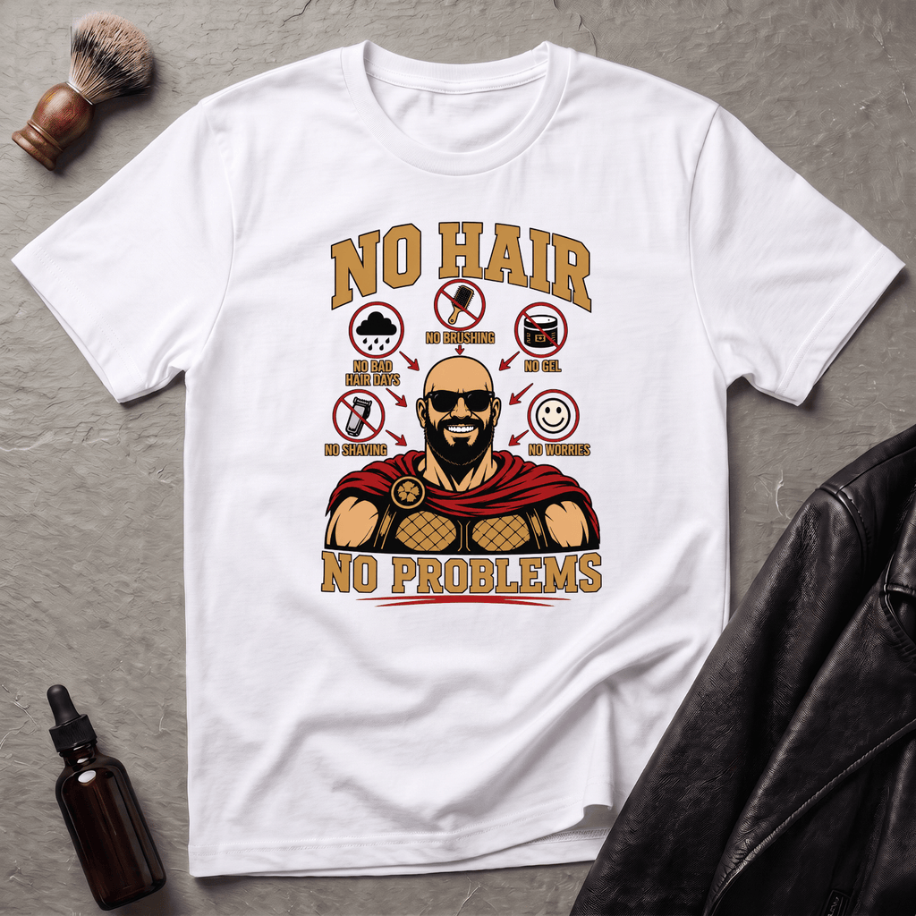 No Hair No Problems Spartan T‑Shirt